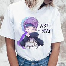 Load image into Gallery viewer, Kpop T Shirt JIN SUGA J HOPE Women JIMIN V JUNGKOOK Top Tshirt for K pop Korean Tees Funny Graphic Female T-shirt K-pop