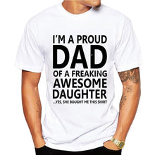 Load image into Gallery viewer, Super dad T Shirts Men Tops Casual Model Father's Day Tshirt Short Sleeve Funny papa Dady Gift T-shirt Camisetas Tee Shirt Homme