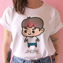 Load image into Gallery viewer, bangtan boys t shirt women korean style Oversized kpop tshirt female ulzzang harajuku JIN SUGA J HOPE JIMIN V JUNGKOOK t-shirt