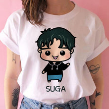 Load image into Gallery viewer, bangtan boys t shirt women korean style Oversized kpop tshirt female ulzzang harajuku JIN SUGA J HOPE JIMIN V JUNGKOOK t-shirt