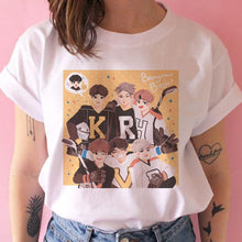 Load image into Gallery viewer, bangtan boys t shirt women korean style Oversized kpop tshirt female ulzzang harajuku JIN SUGA J HOPE JIMIN V JUNGKOOK t-shirt