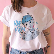 Load image into Gallery viewer, bangtan boys t shirt women korean style Oversized kpop tshirt female ulzzang harajuku JIN SUGA J HOPE JIMIN V JUNGKOOK t-shirt