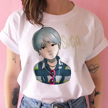 Load image into Gallery viewer, bangtan boys t shirt women korean style Oversized kpop tshirt female ulzzang harajuku JIN SUGA J HOPE JIMIN V JUNGKOOK t-shirt