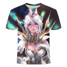 Load image into Gallery viewer, Game League of Legends 3D printed t-shirt yasuo zed leesin t shirt casual shorts lol tshirt short sleeve summer 6XL streetwear