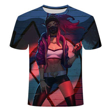 Load image into Gallery viewer, Game League of Legends 3D printed t-shirt yasuo zed leesin t shirt casual shorts lol tshirt short sleeve summer 6XL streetwear