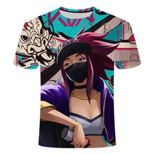Load image into Gallery viewer, Game League of Legends 3D printed t-shirt yasuo zed leesin t shirt casual shorts lol tshirt short sleeve summer 6XL streetwear