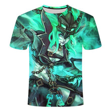 Load image into Gallery viewer, Game League of Legends 3D printed t-shirt yasuo zed leesin t shirt casual shorts lol tshirt short sleeve summer 6XL streetwear