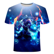 Load image into Gallery viewer, Game League of Legends 3D printed t-shirt yasuo zed leesin t shirt casual shorts lol tshirt short sleeve summer 6XL streetwear