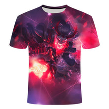 Load image into Gallery viewer, Game League of Legends 3D printed t-shirt yasuo zed leesin t shirt casual shorts lol tshirt short sleeve summer 6XL streetwear