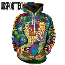 Load image into Gallery viewer, URSPORTTECH Hot Fashion Casual Men Women 3D Sweatshirts Print Milk Space Galaxy Hooded Hoodies Unisex Tops Wholesale Plus Size