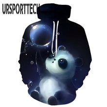 Load image into Gallery viewer, URSPORTTECH Hot Fashion Casual Men Women 3D Sweatshirts Print Milk Space Galaxy Hooded Hoodies Unisex Tops Wholesale Plus Size