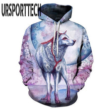 Load image into Gallery viewer, URSPORTTECH Hot Fashion Casual Men Women 3D Sweatshirts Print Milk Space Galaxy Hooded Hoodies Unisex Tops Wholesale Plus Size