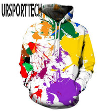 Load image into Gallery viewer, URSPORTTECH Hot Fashion Casual Men Women 3D Sweatshirts Print Milk Space Galaxy Hooded Hoodies Unisex Tops Wholesale Plus Size