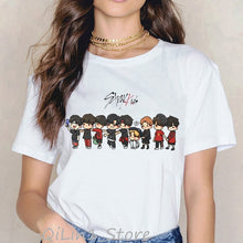 Load image into Gallery viewer, Ropa mujer 2019 Stray Kids kpop tshirt women plus size vogue funny t shirts harajuku ulzzang shirt StrayKids female t-shirt