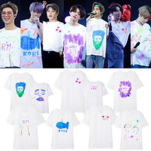Load image into Gallery viewer, ALLKPOPER KPOP Bangtan Boys Same Graffiti T-shirt 5TH MUSTER  Busan Seoul Concert O-neck short-sleeved T-shirt summer unisex