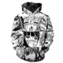 Load image into Gallery viewer, Funny Ahegao Anime Printed Sweatshirt Men Women Open Mouth Streetwear For Male Long Sleeve Hoodies Man Tracksuit Drop Ship