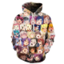 Load image into Gallery viewer, Funny Ahegao Anime Printed Sweatshirt Men Women Open Mouth Streetwear For Male Long Sleeve Hoodies Man Tracksuit Drop Ship