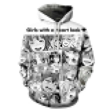 Load image into Gallery viewer, Funny Ahegao Anime Printed Sweatshirt Men Women Open Mouth Streetwear For Male Long Sleeve Hoodies Man Tracksuit Drop Ship