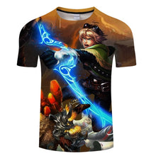 Load image into Gallery viewer, league of legends Akali T-shirt men women fasion 3d Printed T Shirt LOL Game character pattern design Tshirt Breathable top tees