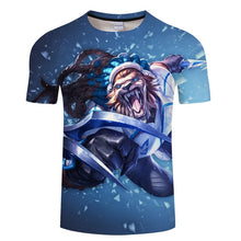 Load image into Gallery viewer, league of legends Akali T-shirt men women fasion 3d Printed T Shirt LOL Game character pattern design Tshirt Breathable top tees