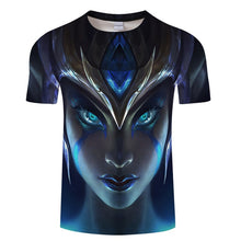 Load image into Gallery viewer, league of legends Akali T-shirt men women fasion 3d Printed T Shirt LOL Game character pattern design Tshirt Breathable top tees