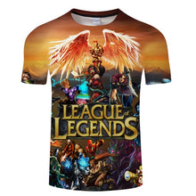 Load image into Gallery viewer, league of legends Akali T-shirt men women fasion 3d Printed T Shirt LOL Game character pattern design Tshirt Breathable top tees