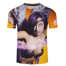 Load image into Gallery viewer, league of legends Akali T-shirt men women fasion 3d Printed T Shirt LOL Game character pattern design Tshirt Breathable top tees