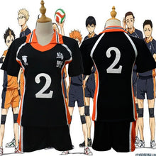 Load image into Gallery viewer, 9 Styles Haikyuu Cosplay Costume Karasuno High School Volleyball Club Hinata Shyouyou Sportswear Jerseys Uniform