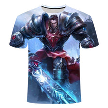 Load image into Gallery viewer, E-sports game League of Legends yasuo leesin Thresh 3D printing T-shirt men's children's T-shirt large size 6XL game team shirt