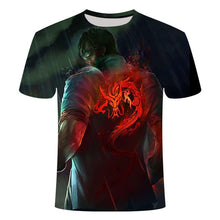 Load image into Gallery viewer, E-sports game League of Legends yasuo leesin Thresh 3D printing T-shirt men's children's T-shirt large size 6XL game team shirt