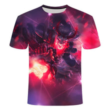 Load image into Gallery viewer, E-sports game League of Legends yasuo leesin Thresh 3D printing T-shirt men's children's T-shirt large size 6XL game team shirt