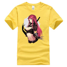 Load image into Gallery viewer, Sexy Katarina League of Legends Game Men's Tshirt Crew Neck Tees Short Sleeve Printed On T Shirt Cheap Funny Print T Shirt Man