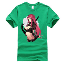 Load image into Gallery viewer, Sexy Katarina League of Legends Game Men's Tshirt Crew Neck Tees Short Sleeve Printed On T Shirt Cheap Funny Print T Shirt Man
