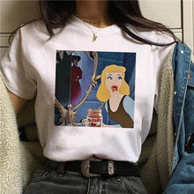 Load image into Gallery viewer, 2019 Nutella Print T Shirt Women 90s Harajuku Kawaii  Fashion T-shirt Graphic Cute Cartoon Tshirt Korean Style Top Tees Female