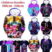 Load image into Gallery viewer, 100-150cm Children Hoodie Gunman 3D Hoodies Streetwear Hip Hop Warm Hoody Sweatshirt Harajuku