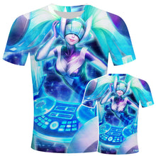 Load image into Gallery viewer, League Of Legend Games 3d Print T Shirt Men/women League Of Legend Clothes Yasuo Jinx Ezreal Caitlyn Garen Akali Lol Game Tshirt