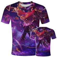 Load image into Gallery viewer, League Of Legend Games 3d Print T Shirt Men/women League Of Legend Clothes Yasuo Jinx Ezreal Caitlyn Garen Akali Lol Game Tshirt