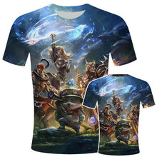 Load image into Gallery viewer, League Of Legend Games 3d Print T Shirt Men/women League Of Legend Clothes Yasuo Jinx Ezreal Caitlyn Garen Akali Lol Game Tshirt