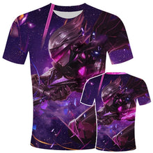 Load image into Gallery viewer, League Of Legend Games 3d Print T Shirt Men/women League Of Legend Clothes Yasuo Jinx Ezreal Caitlyn Garen Akali Lol Game Tshirt