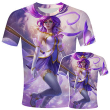 Load image into Gallery viewer, League Of Legend Games 3d Print T Shirt Men/women League Of Legend Clothes Yasuo Jinx Ezreal Caitlyn Garen Akali Lol Game Tshirt
