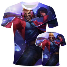 Load image into Gallery viewer, League Of Legend Games 3d Print T Shirt Men/women League Of Legend Clothes Yasuo Jinx Ezreal Caitlyn Garen Akali Lol Game Tshirt