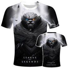 Load image into Gallery viewer, League Of Legend Games 3d Print T Shirt Men/women League Of Legend Clothes Yasuo Jinx Ezreal Caitlyn Garen Akali Lol Game Tshirt