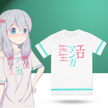 Load image into Gallery viewer, Anime Eromanga Sensei T-shirts Sagiri Izumi Cosplay Costumes Summer Short Sleeve Casual Tops Fancy Tee Shirt