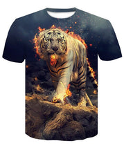 Load image into Gallery viewer, New hot sale Galaxy Galaxy 3D Wolf Men's T-Shirt Summer printed casual shirt Plus size O-Neck short sleeve fashion youth T-Shirt