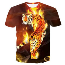 Load image into Gallery viewer, New hot sale Galaxy Galaxy 3D Wolf Men's T-Shirt Summer printed casual shirt Plus size O-Neck short sleeve fashion youth T-Shirt