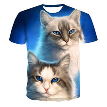 Load image into Gallery viewer, New hot sale Galaxy Galaxy 3D Wolf Men's T-Shirt Summer printed casual shirt Plus size O-Neck short sleeve fashion youth T-Shirt