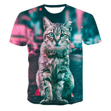Load image into Gallery viewer, New hot sale Galaxy Galaxy 3D Wolf Men's T-Shirt Summer printed casual shirt Plus size O-Neck short sleeve fashion youth T-Shirt