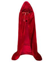 Load image into Gallery viewer, 2019 Halloween Costume Unisex Cosplay Death Cape Long Hooded Cloak Wizard Witch Medieval Cape S-XL Black White Red Coffee Blue